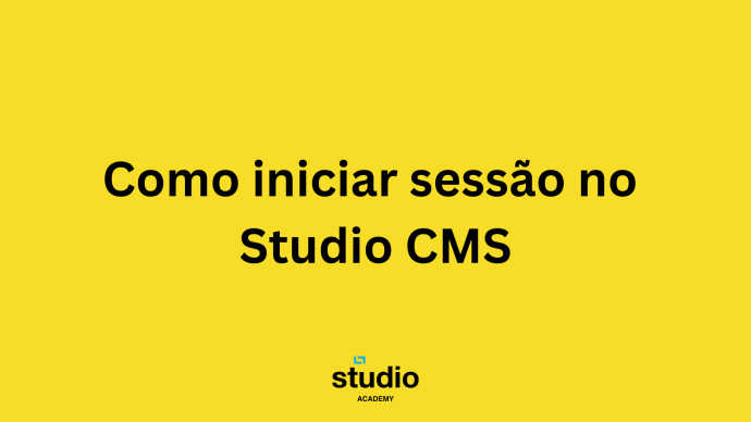 guia login backoffice Studio CMS